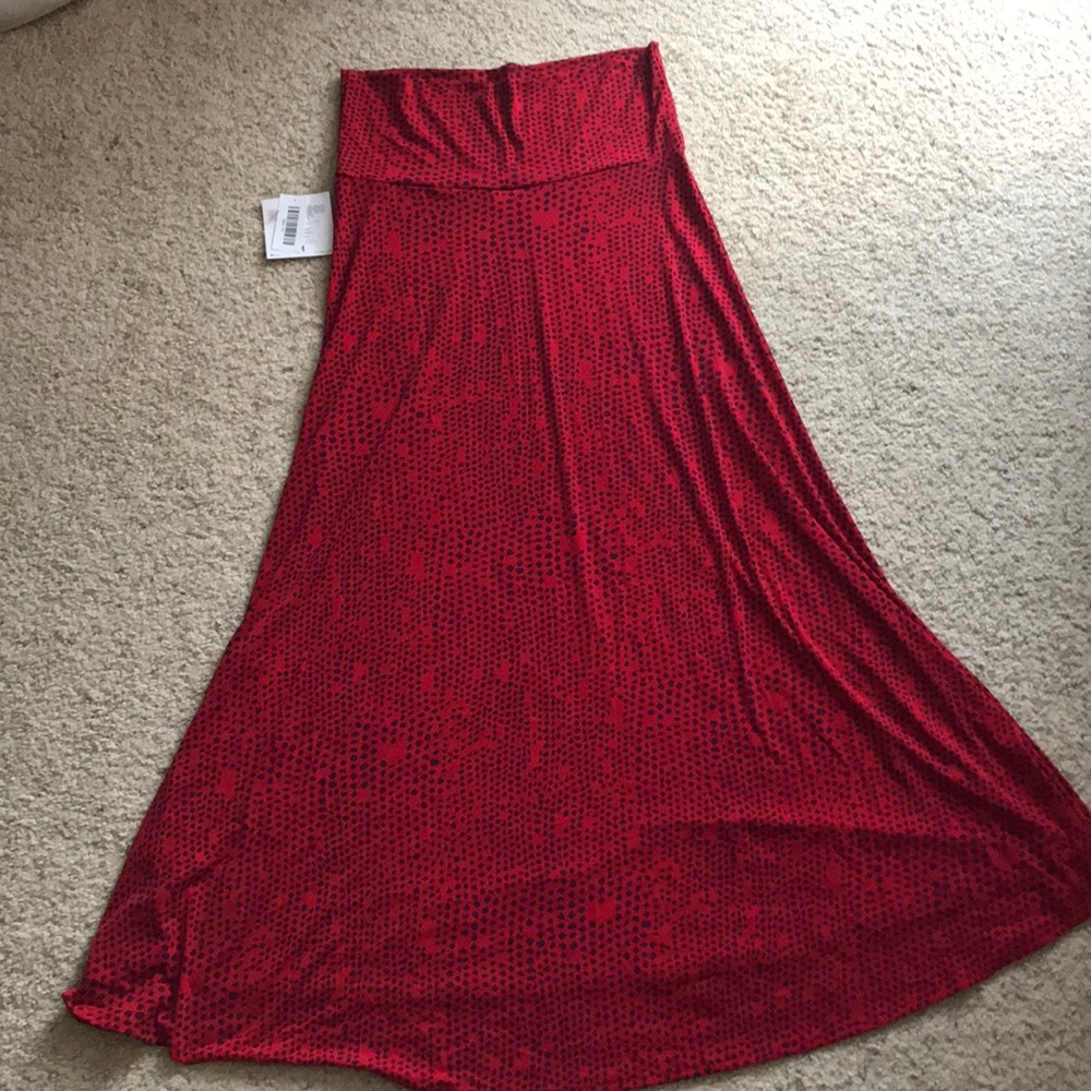 LulaRoe Maxi Skirt Size Medium NWT